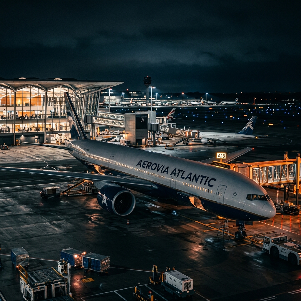 Vuelos a República Dominicana con American Airlines - Avión en plataforma