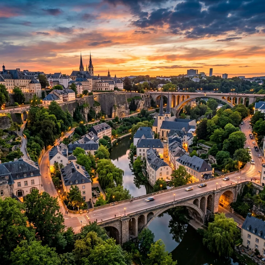 Vuelos baratos a Luxembourg desde República Dominicana