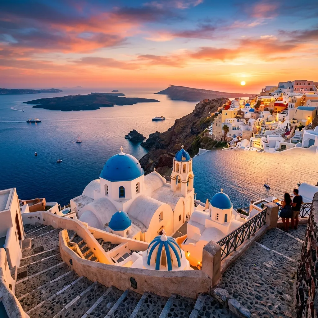 Viajar a Santorini