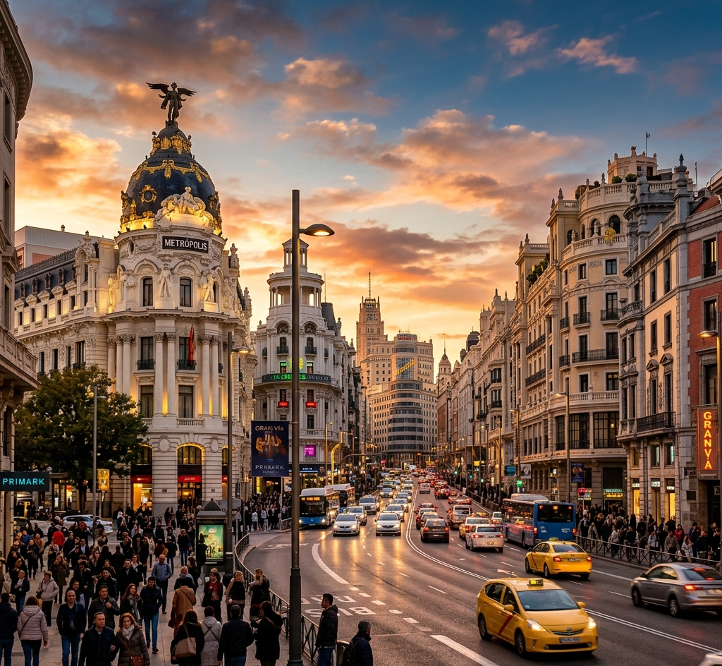 Pasajes baratos a Madrid España desde Punta Cana