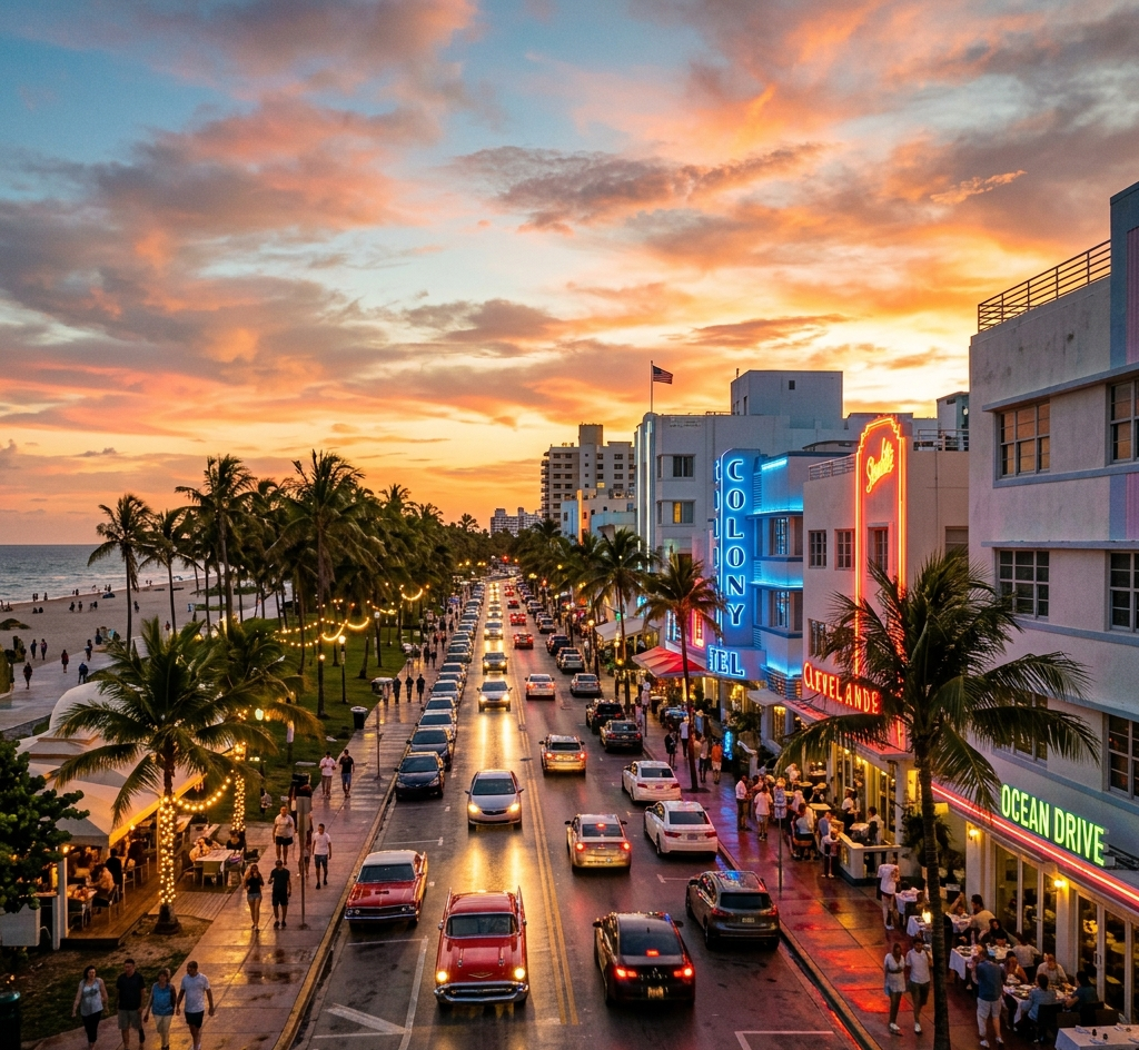 Vuelos baratos a Miami Florida desde Santiago STI